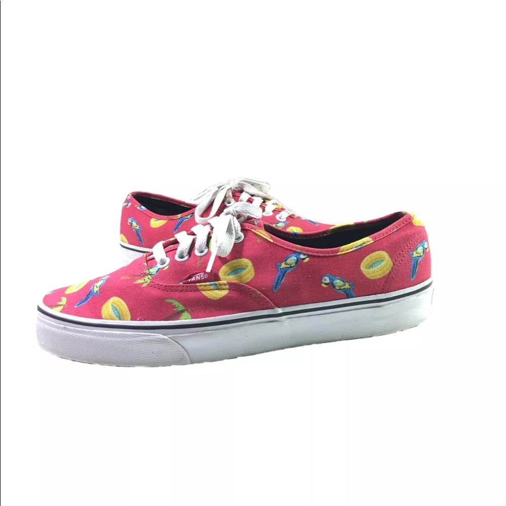 Rare Vans Authentic Pool Vibes Red Parrot Size 11 - image 2